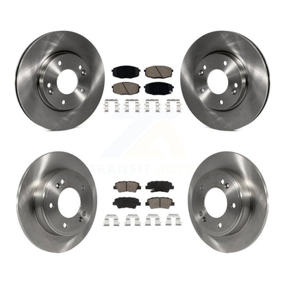Kit de rotors de frein à disque avant et arrière et plaquettes en céramique pour Kia Soul 2014-2016