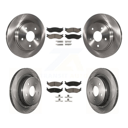 Kit de rotors de frein à disque avant et arrière et plaquettes en céramique pour Dodge Ram 1500 Durango