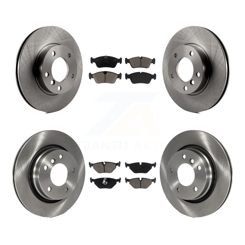 Kit de rotors de frein à disque avant et arrière et plaquettes en céramique pour BMW 328i 328is K8C-101577