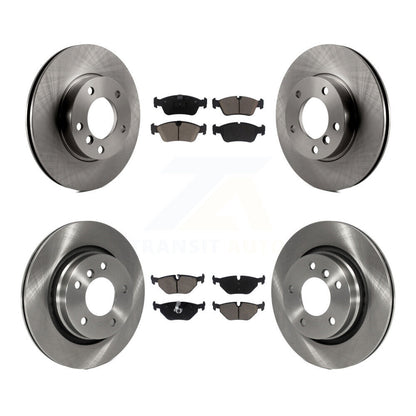Kit de rotors de frein à disque avant et arrière et plaquettes en céramique pour BMW 328i 328is K8C-101577