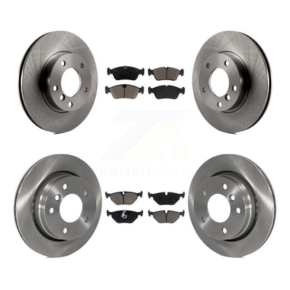Kit de rotors de frein à disque avant et arrière et plaquettes en céramique pour BMW 323i 328i 323Ci