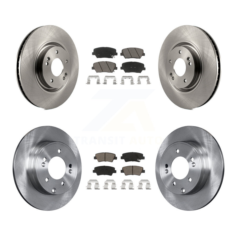 Kit de rotors de frein à disque avant et arrière et plaquettes en céramique pour Hyundai Azera K8C-101582