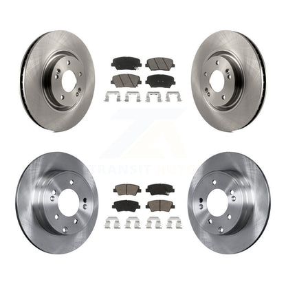 Kit de rotors de frein à disque avant et arrière et plaquettes en céramique pour Hyundai Azera K8C-101582