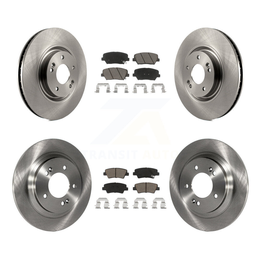 Kit de plaquettes de frein à disque avant et arrière, Rotors en céramique pour Hyundai Azera Limite 2016 – 2017