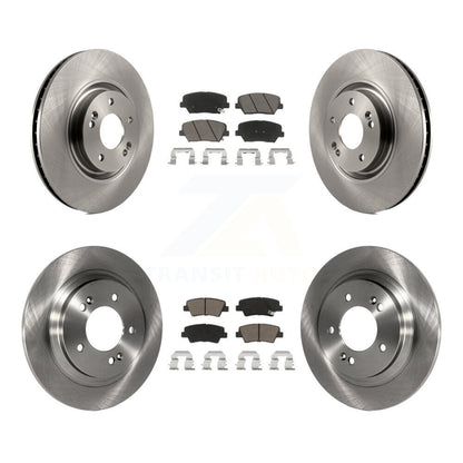 Kit de plaquettes de frein à disque avant et arrière, Rotors en céramique pour Hyundai Azera Limite 2016 – 2017