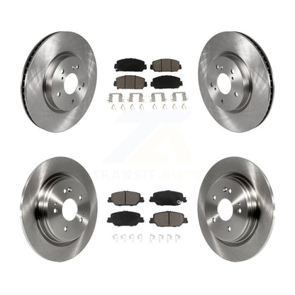 Kit de rotors de frein à disque avant et arrière et plaquettes en céramique pour Honda CR-V K8C-101589