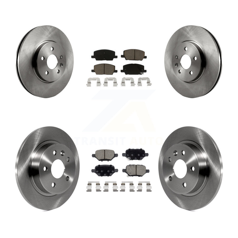 Rotors de frein à disque avant et arrière et Kit de plaquettes en céramique pour Buick Encore Chevrolet Tra