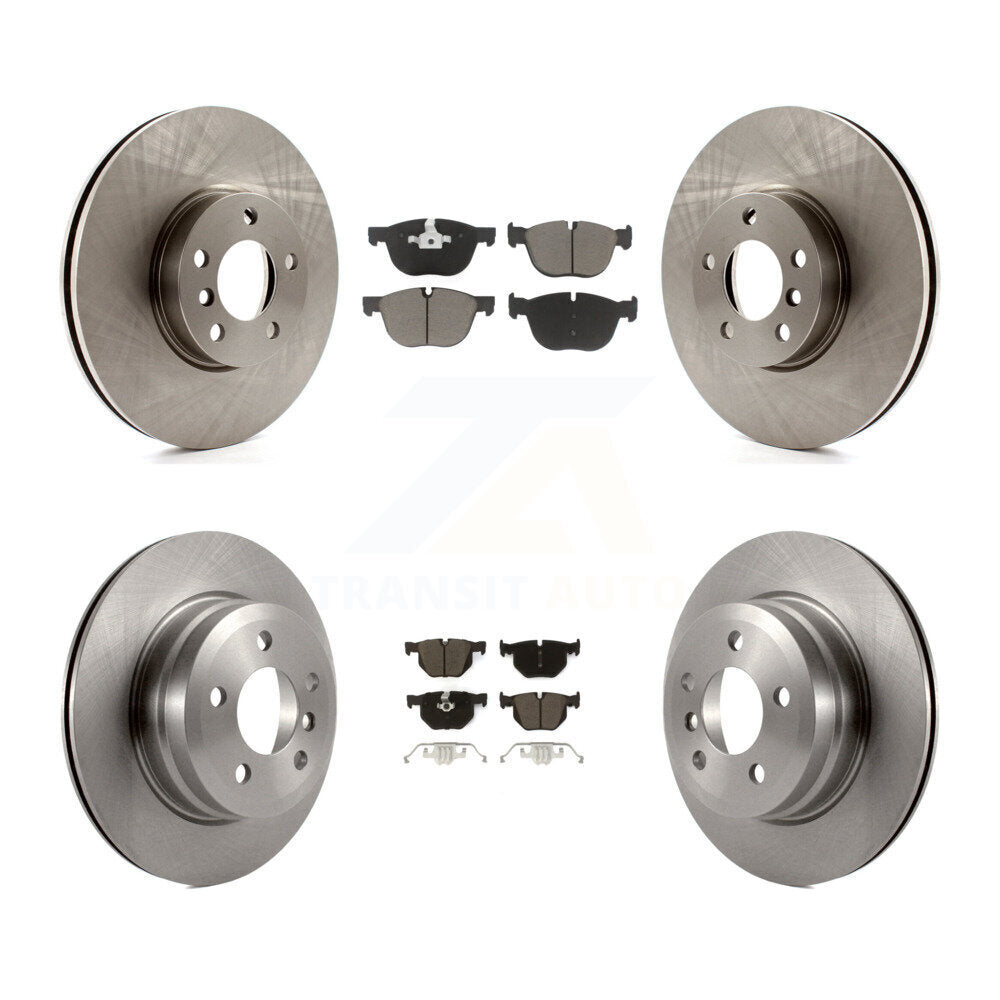 Kit de rotors de frein à disque avant et arrière et plaquettes en céramique pour BMW X5 X6 K8C-101592