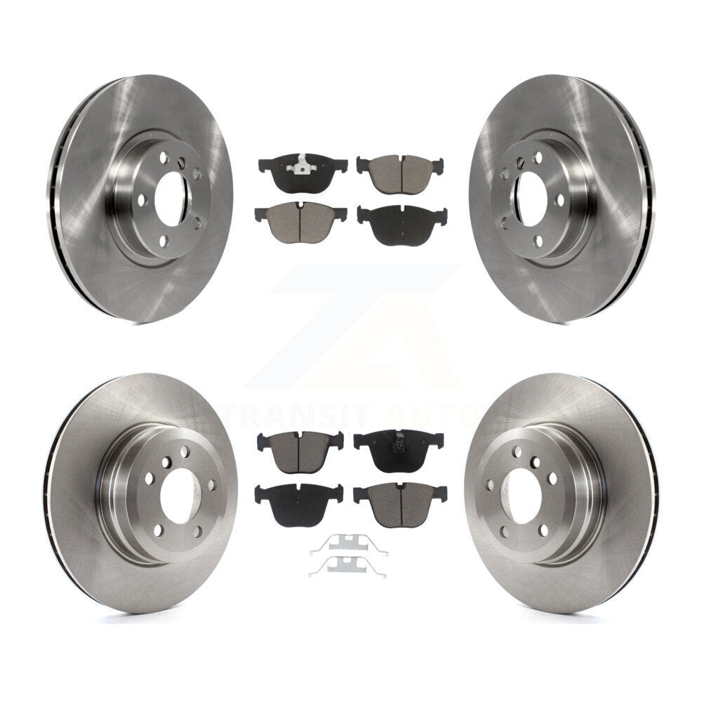 Kit de rotors de frein à disque avant et arrière et plaquettes en céramique pour BMW X5 X6 K8C-101594