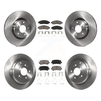 Kit de rotors de frein à disque avant et arrière et plaquettes en céramique, pour Honda Pilot Acura MDX ZDX
