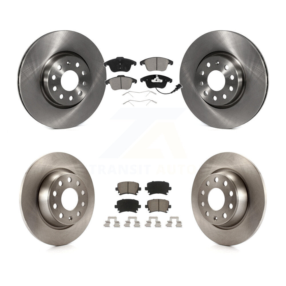 Kit de rotor de frein avant et arrière et plaquettes en céramique, pour Volkswagen Tiguan Audi Q3 Quattr