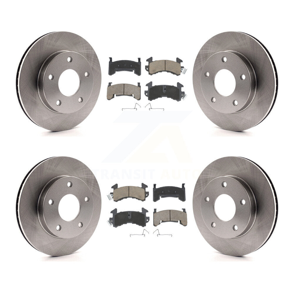 Kit de plaquettes en céramique pour Rotors de frein à disque avant et arrière, pour Cadillac Eldorado Buick Rivier