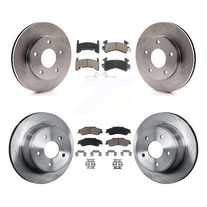 Kit de rotor de frein avant et arrière et plaquettes en céramique pour Chevrolet S10 GMC Sonoma 4W 1997