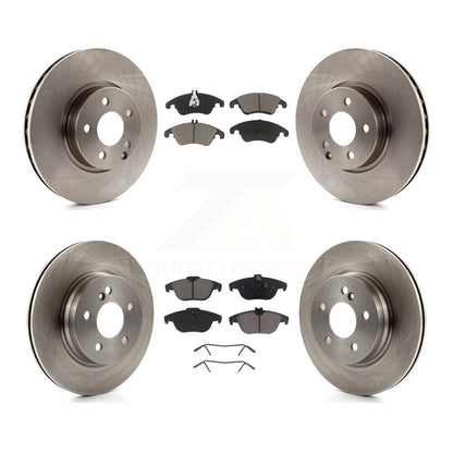 Kit de Rotor de frein à disque avant et arrière et plaquettes en céramique, pour Mercedes-Benz C300 C350 E35