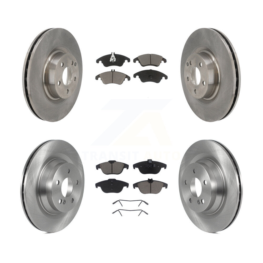 Kit de rotors de frein à disque avant et arrière et plaquettes en céramique pour Mercedes-Benz E550
