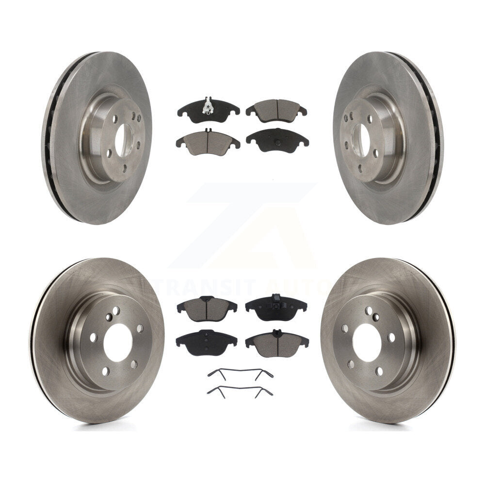 Kit de rotors de frein à disque avant et arrière et plaquettes en céramique pour Mercedes-Benz E550