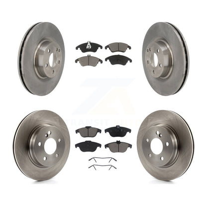 Kit de rotors de frein à disque avant et arrière et plaquettes en céramique pour Mercedes-Benz E550