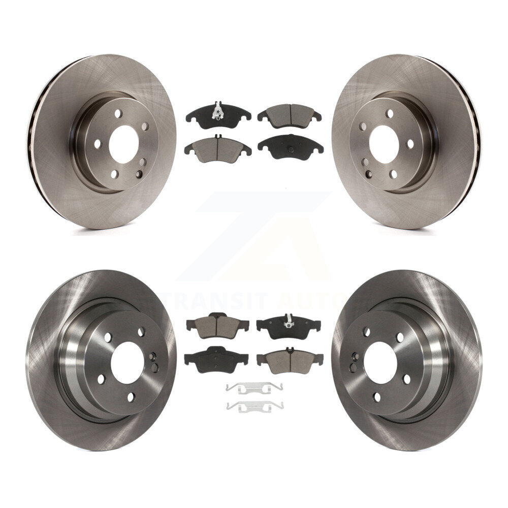 Kit de rotors de frein à disque avant et arrière et plaquettes en céramique pour Mercedes-Benz E250