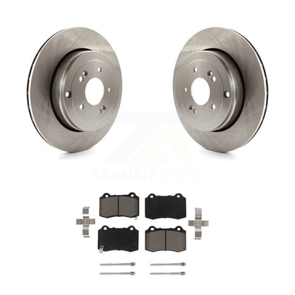 Kit de rotors de frein à disque arrière et plaquettes en céramique pour Hyundai Genesis Coupé K8C-10162