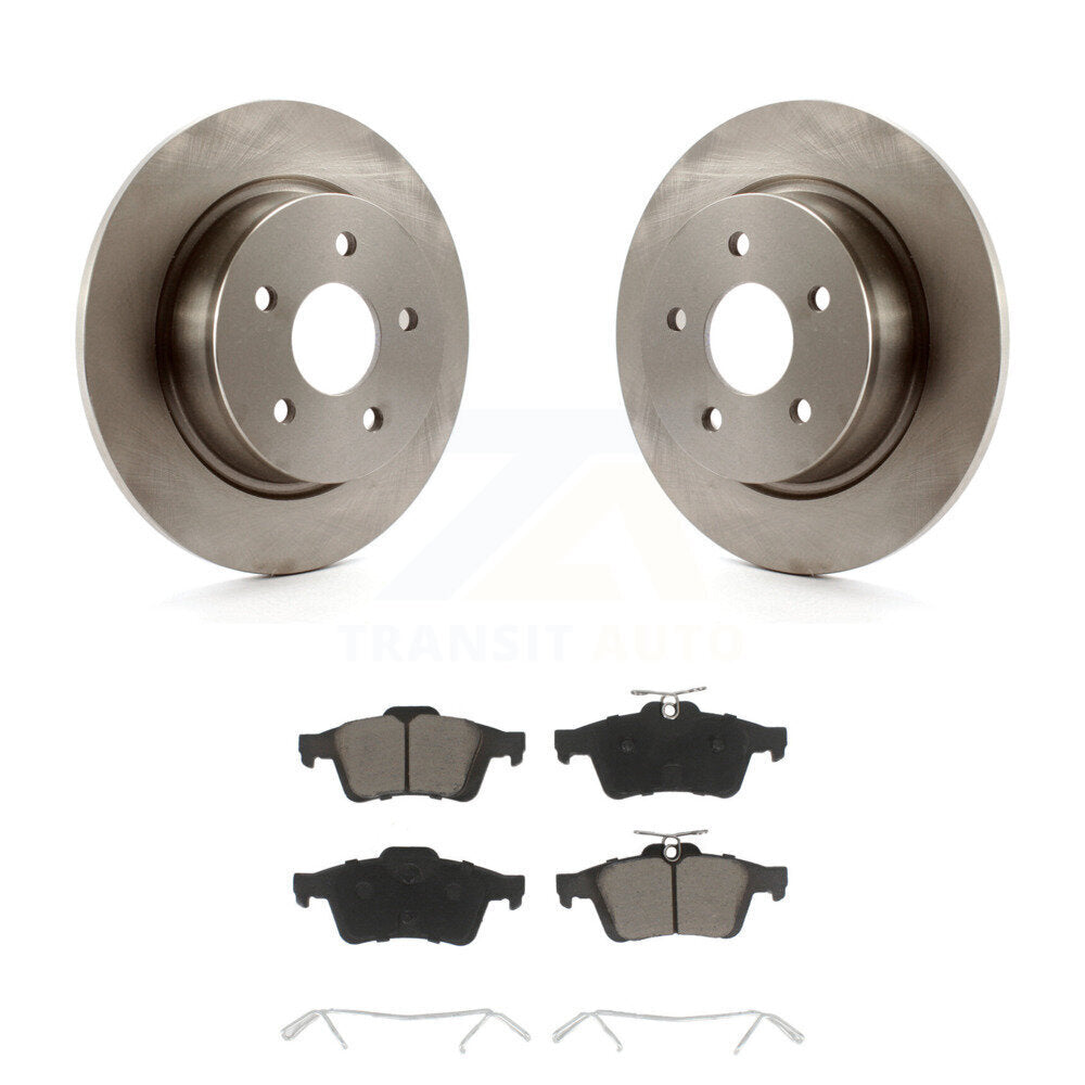 Rotors de frein à disque arrière et kit de plaquettes en céramique pour Ford Escape Transit Connect C-Ma