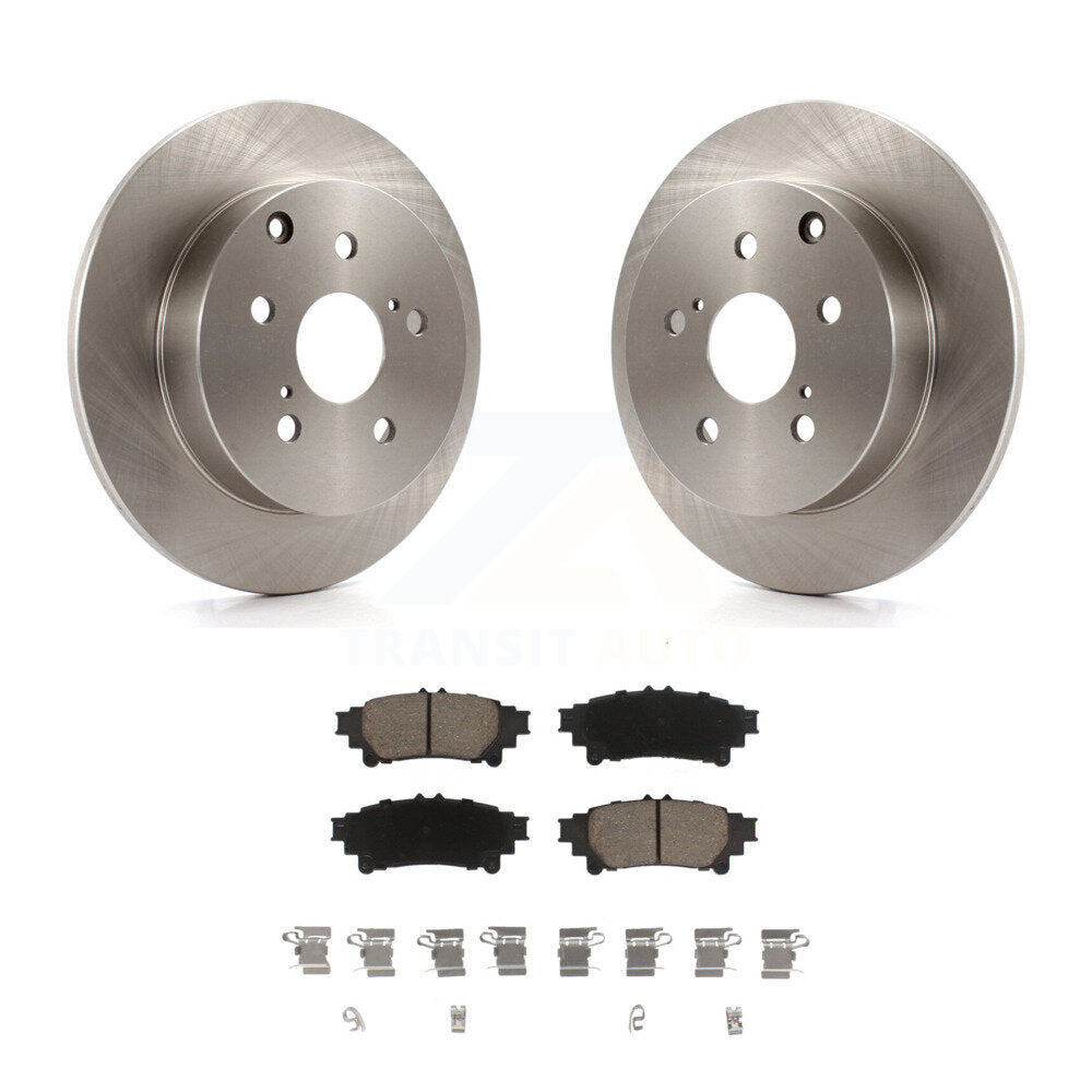 Kit de rotors de frein à disque arrière et plaquettes en céramique pour Toyota Prius V Mirai K8C-101631