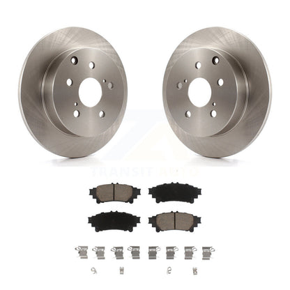 Kit de rotors de frein à disque arrière et plaquettes en céramique pour Toyota Prius V Mirai K8C-101631