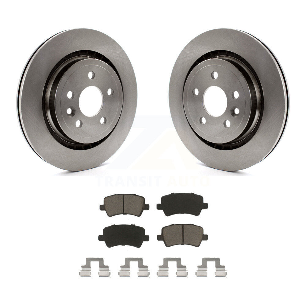 Kit de rotors de frein à disque arrière et plaquettes en céramique, pour Volvo XC70 S60 V60 S80 V70