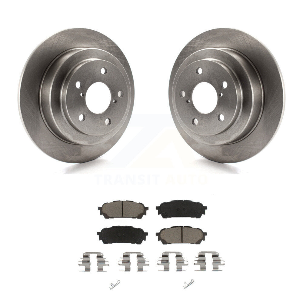 Rotors de frein à disque arrière et Kit de plaquettes en céramique pour Subaru Impreza Forester Saab 9-2