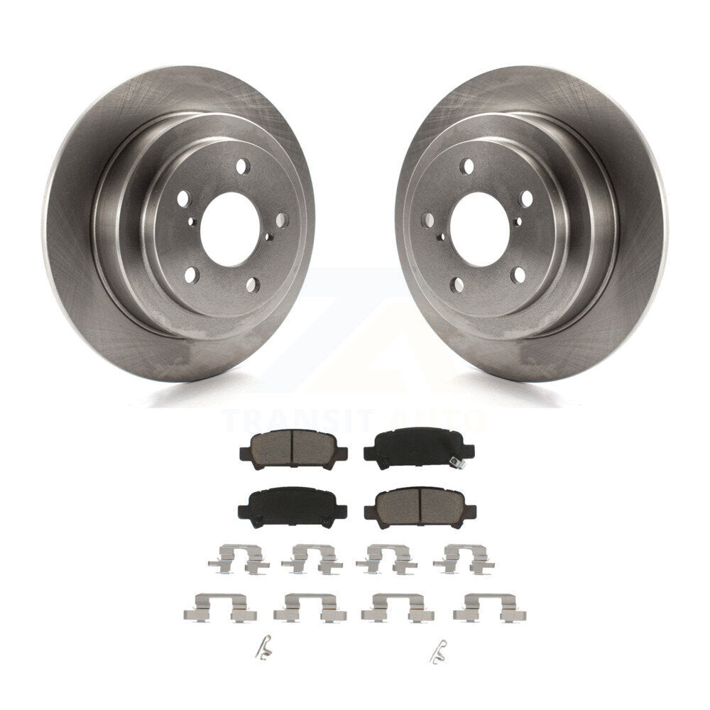 Kit de rotors de frein à disque arrière et plaquettes en céramique pour Subaru Forester Impreza