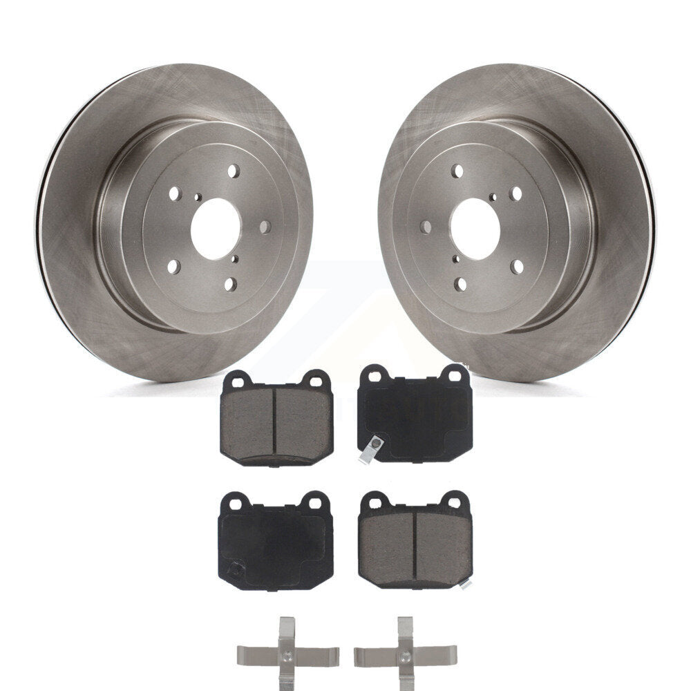 Kit de disques de frein à disque arrière et plaquettes en céramique pour Subaru Impreza K8C-101648