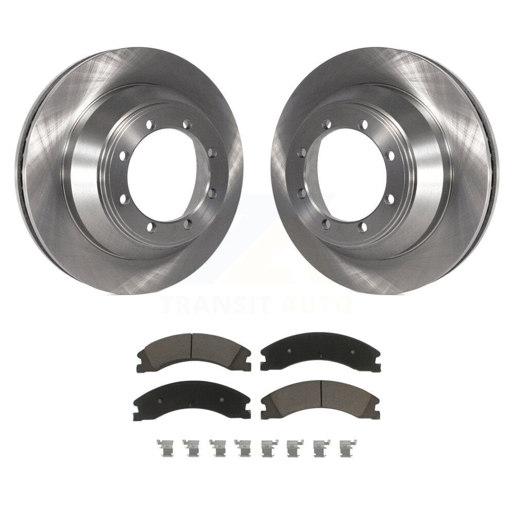 Kit de rotors de frein à disque arrière et plaquettes en céramique pour Ford E-450 Super Duty K8C-10164