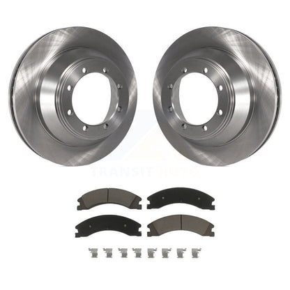 Kit de rotors de frein à disque arrière et plaquettes en céramique pour Ford E-450 Super Duty K8C-10164