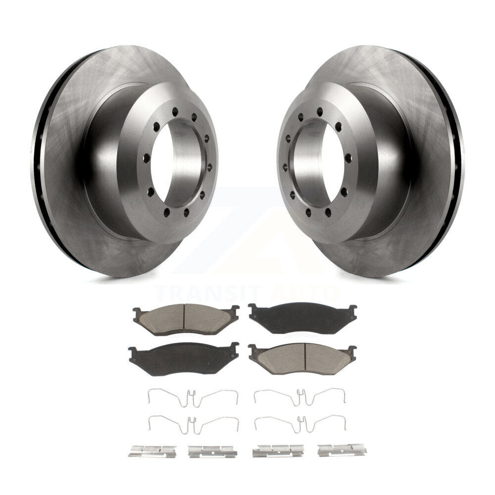 Kit de rotor de frein arrière et de plaquettes en céramique, pour châssis de camping-car Ford F-53 E-550 Supe