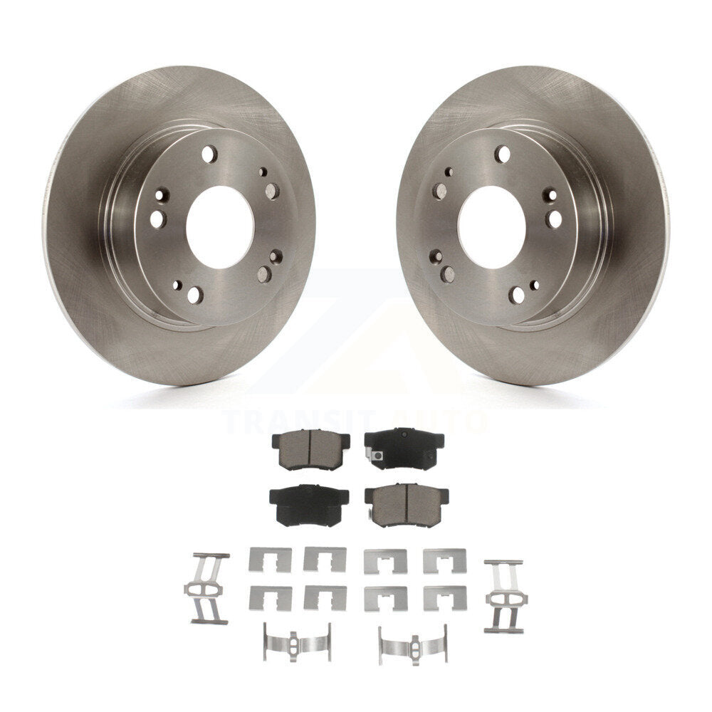 Kit de rotors de frein à disque arrière et plaquettes en céramique pour Honda Accord Acura TSX