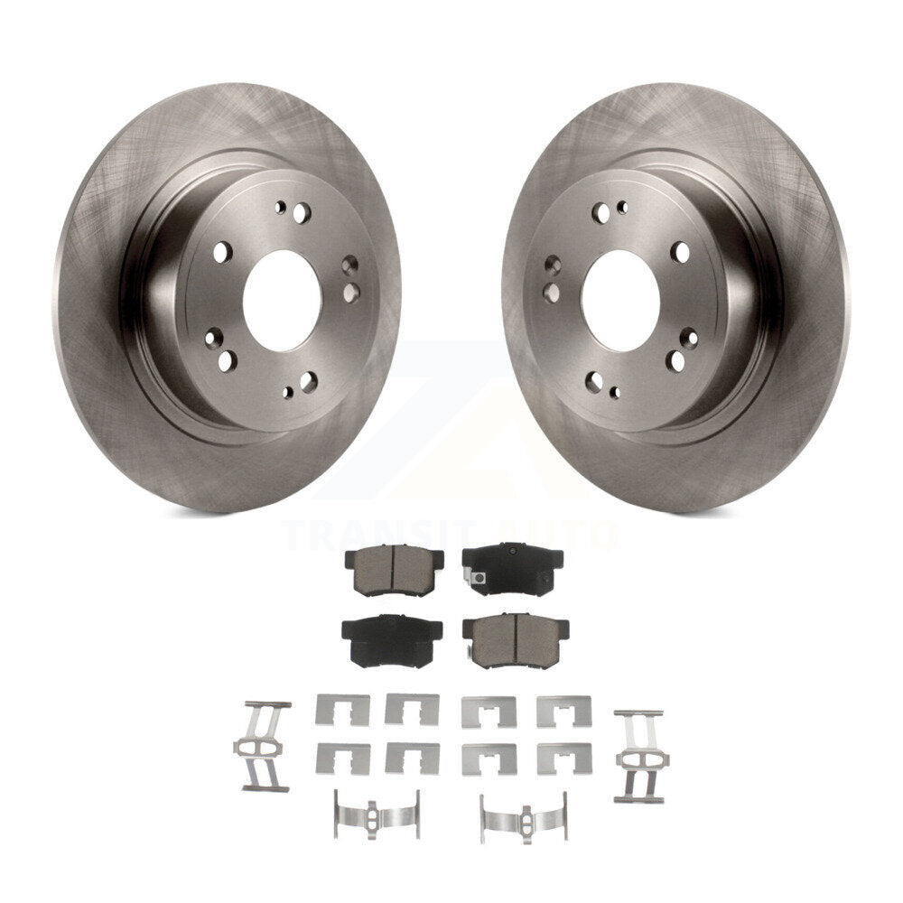 Kit de rotors de frein à disque arrière et plaquettes en céramique pour Honda Accord Acura ILX