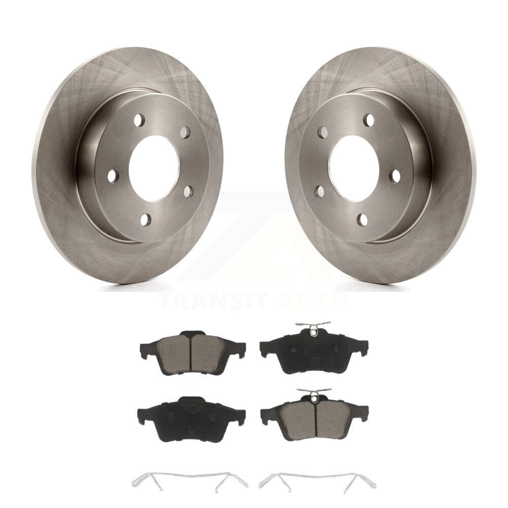 Kit de disques de frein à disque arrière et plaquettes en céramique pour Mazda 3 Sport K8C-101658