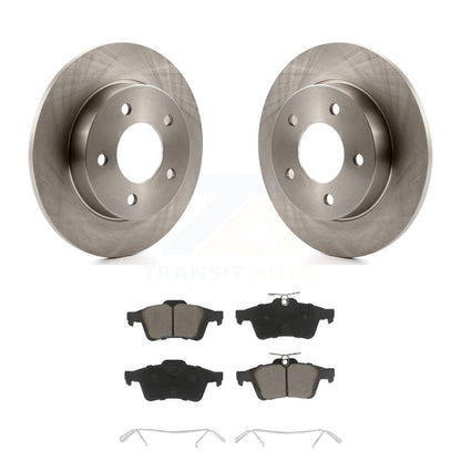Kit de disques de frein à disque arrière et plaquettes en céramique pour Mazda 3 Sport K8C-101658
