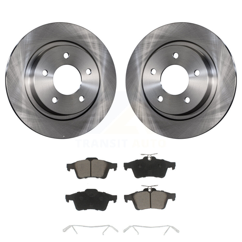 Kit de disques de frein à disque arrière et plaquettes en céramique pour Mazda 3 Sport K8C-101659