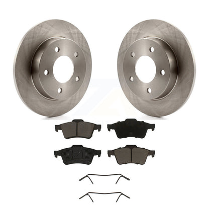 Kit de rotors de frein à disque arrière et plaquettes en céramique pour Mazda 3 2.0L 2004-2005