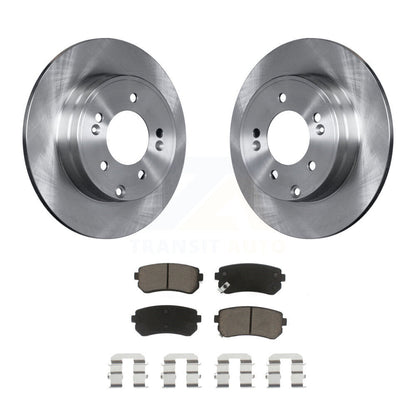 Rotors de frein à disque arrière et Kit de plaquettes en céramique pour Hyundai Tucson Sonata Kia Cadenz
