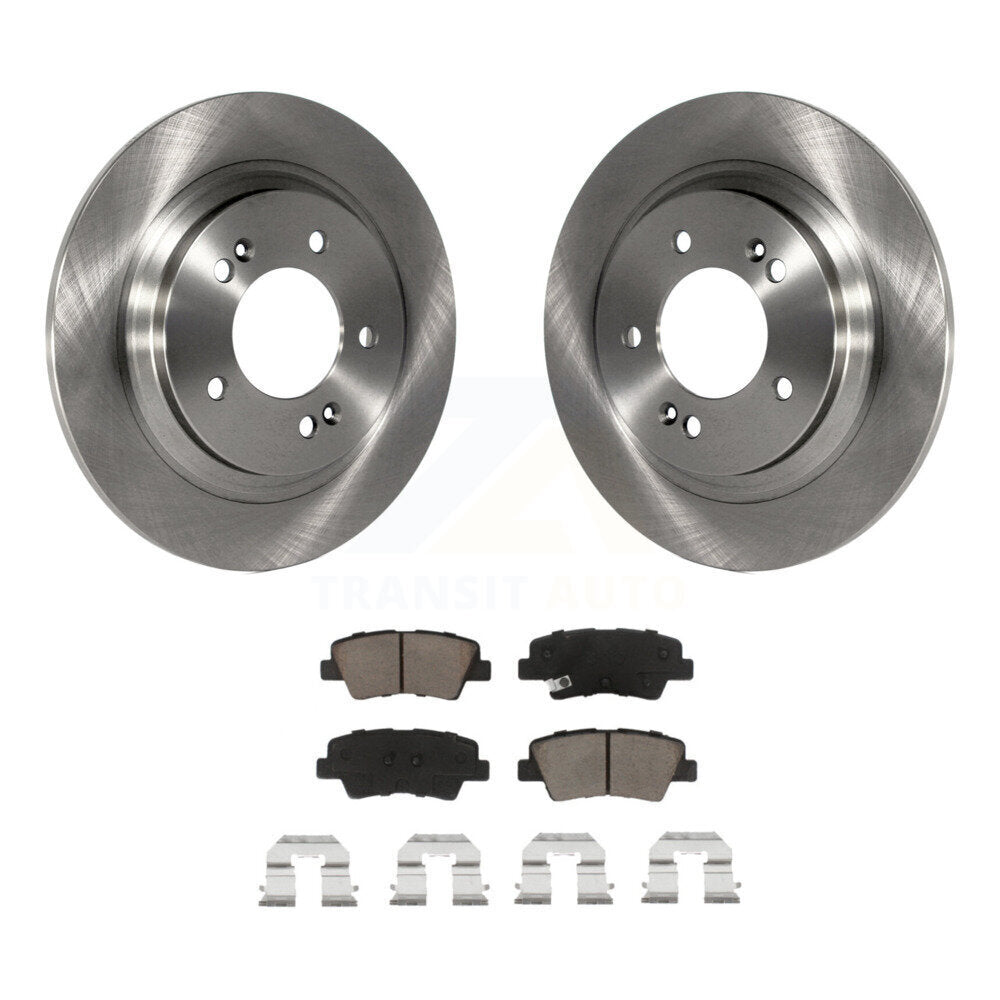 Kit de rotor de frein arrière et de plaquettes en céramique, pour Kia Optima Hyundai Sonata Soul EV Cadenz
