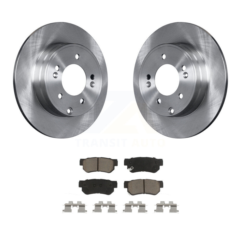 Kit de rotors de frein à disque arrière et plaquettes en céramique pour Hyundai Sonata 3,3 l K8C-101667