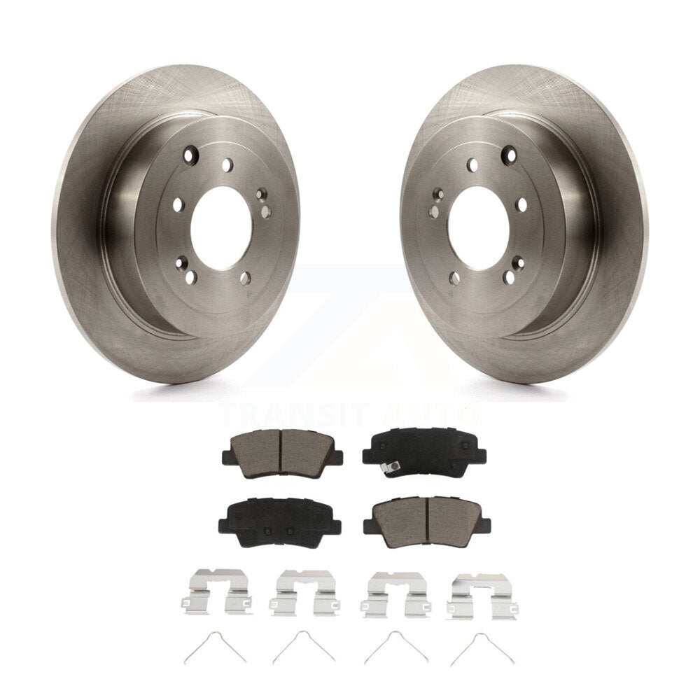 Kit de disques de frein à disque arrière et plaquettes en céramique, pour Hyundai Tucson Kia Sportage