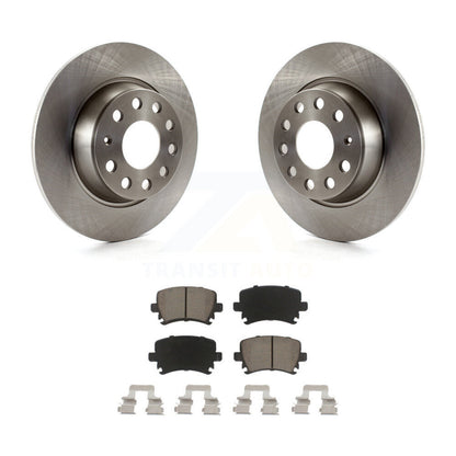 Kit de rotor de frein arrière et de plaquettes en céramique, pour Volkswagen Jetta GTI Passat Eos Audi A