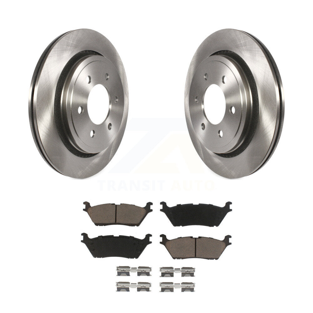 Kit de plaquettes en céramique pour Rotor de frein à disque arrière, pour Ford F-150 avec stationnement électrique