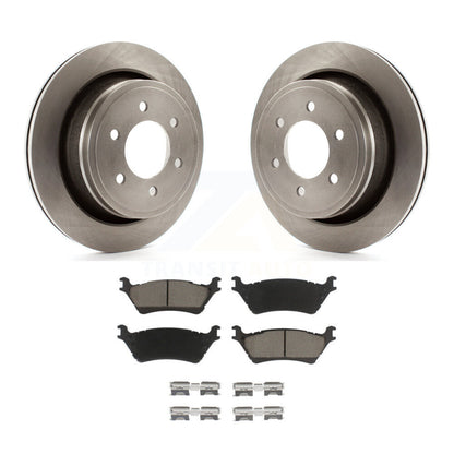 Kit de disques de frein à disque arrière et plaquettes en céramique pour Ford F-150 K8C-101687