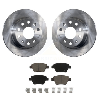 Kit de disques de frein à disque arrière et plaquettes en céramique, pour Volkswagen Jetta Eos Audi A3 GT