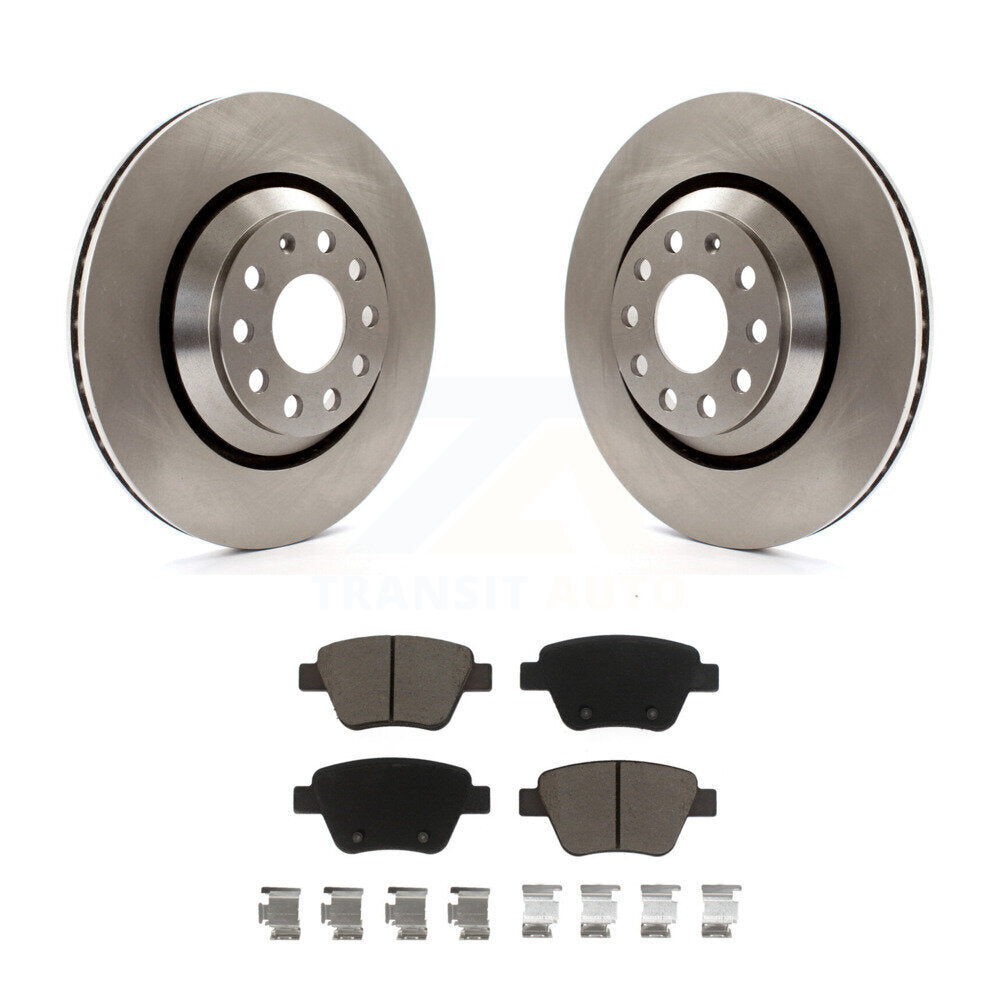 Kit de disques de frein à disque arrière et plaquettes en céramique, pour Volkswagen GTI Audi A3 Quattro
