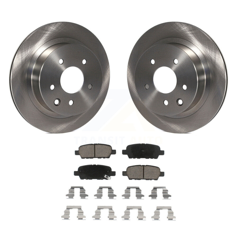 Rotors de frein arrière et Kit de plaquettes en céramique pour Nissan Rogue Sport Qashqai LEAF Juke G3