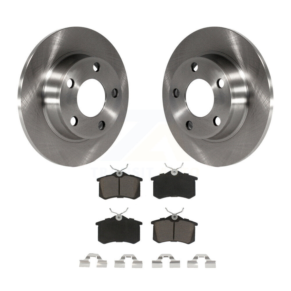 Kit de disques de frein à disque arrière et plaquettes en céramique pour Audi A6 Quattro Allroad